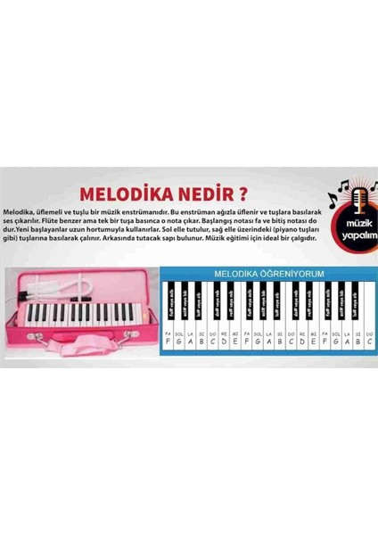 Melodika 32 Tuşlu Mavi Özel Sert Çantalı fırsatları