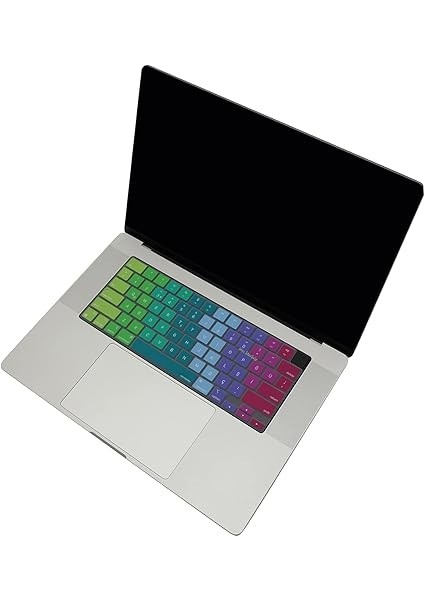Macbook Air Pro M1-M2-M3 Klavye Koruyucu (Us To Tr) Touchıd'li A2681 A3113 A2941 A3114 A2442 A2779 A2992 A2918 A2485 A2780 A2991 ile Uyumlu Dazzle Pembe Yeşil indirimleri