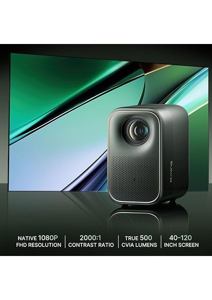 Xming Page One Projeksiyon Cihazı, Google Tv, 500 Cvıa Lümen, Dolby Vision &amp; Audio, HDMI 2.1, USB 3.0, Boston Acoustics Hoparlör, Oto-Odaklama, Oto-Keystone indirimleri