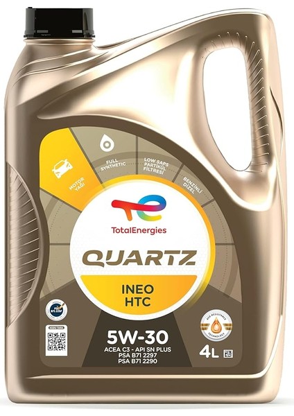 Quartz Ineo Htc 5W30 Motor Yağı 4 Litre