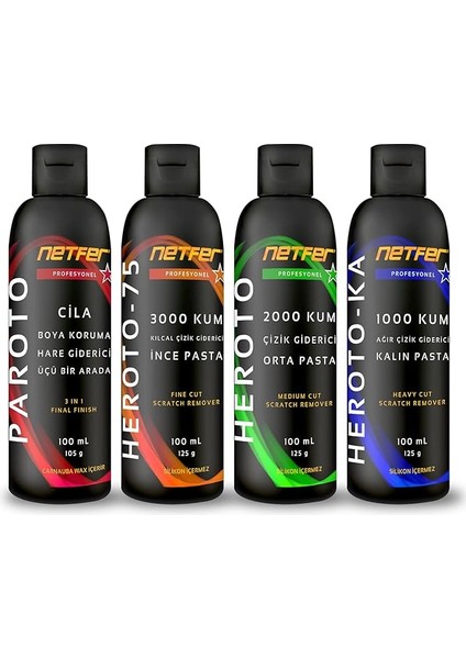 4'lü Pasta Cila Set - 4X100 ml