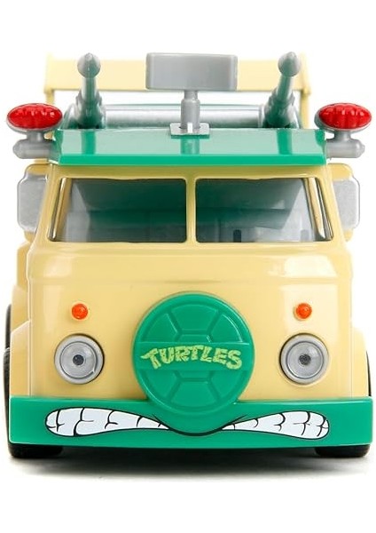 Toys - Ninja Turtles Parti Vagonu, Metal Model Araba, 1:32, Teenage Mutant Ninja Kaplumbağalar Metal Parti Minibüsü, 13,5 Cm, 8 Yaşından Büyük Hayranlar ve Çocuklar Için modelleri
