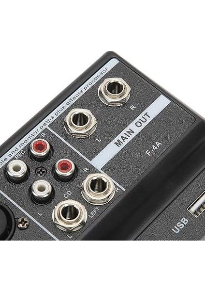 Ses Mikseri, Ses Mikseri, 4 Kanallı Ses Mikseri USB Stereo Karıştırma Konsolu Ses Kartı ile Ev Bilgisayar Sahnesi indirimleri