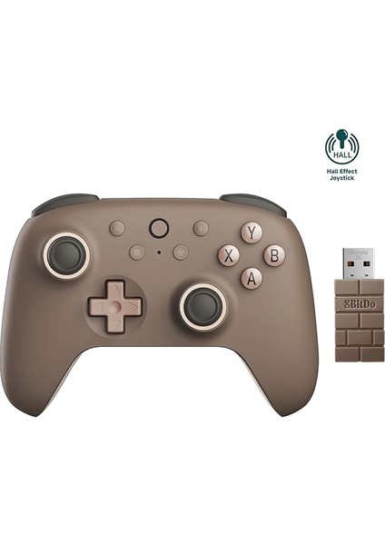 Ultimate 2c Wireless Controller For Windows Pc And Android, With 1000Hz Polling Rate, Hall Effect Joysticks And Hall Triggers, And Remappable L4/r4 Bumpers, Turbo Function (Brownie)