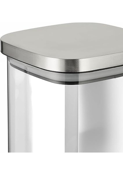 1100ML Sızdırmaz Vakumlu Metal Kapaklı Borosilikat Cam Kavanoz – Hava Geçirmez &amp; Dayanıklı Gıda Saklama Kabı (10CM x 17CM) modelleri