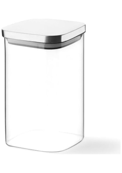 1100ML Sızdırmaz Vakumlu Metal Kapaklı Borosilikat Cam Kavanoz – Hava Geçirmez &amp; Dayanıklı Gıda Saklama Kabı (10CM x 17CM) indirimleri