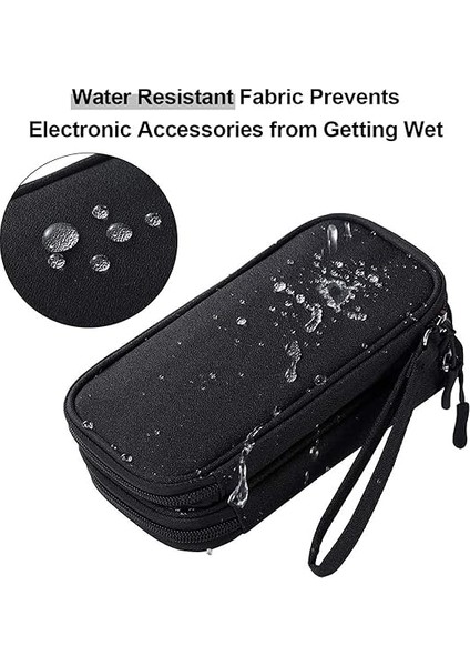 Organizatörü Elektronik Aksesuarlar Taşıma Çantası Cep Telefonu Saklamak Için Teknik Çanta Kesesi Sd Kartlar Kablolar Şarj Cihazı Bankası Kabloları Fare Kulaklık Kalemleri (Orta Boy) fiyatları
