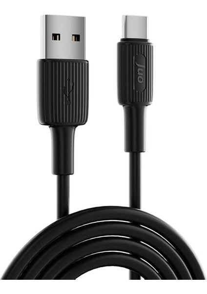 66W Usb-A To USB Type-C Silikon Hızlı Şarj ve Data Kablosu Siyah 1 Metre indirimleri