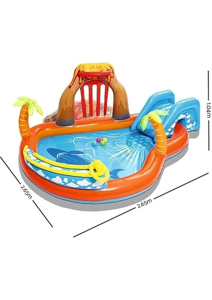 53069 Lava Lagün Play Center Planschbecken 104 x 104 x 41 cm fırsatları
