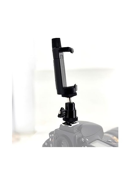 Kamera Üstü Montaj Aparatı Bilyeli Mafsal Oynar Başlı ve Telefon Tutucu Kamera Çekimi Önizleme Yapmak Telefon Tutamacı Mfs1 modelleri