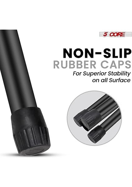 Core Hoparlör Standı Tripod Zemin Ayarlanabilir Kadar 48 Inç Dj Stüdyo Monitör Standları Kutup Montajı-Ss Hd 1pk 4ft fırsatları