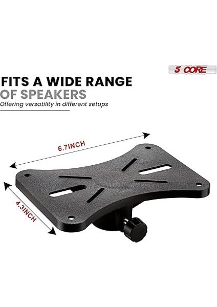 Core Hoparlör Standı Tripod Zemin Ayarlanabilir Kadar 48 Inç Dj Stüdyo Monitör Standları Kutup Montajı-Ss Hd 1pk 4ft indirimleri