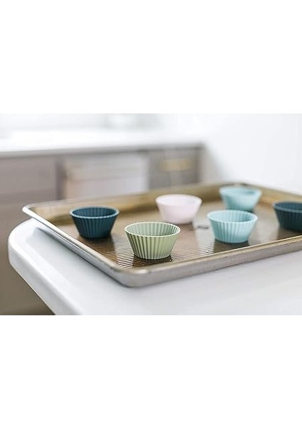 Home Muffin Pişirme Kalıbı 18 Adet Silikon Kek Kalıbı Cupcake Çikolata ve Sade Kek modelleri
