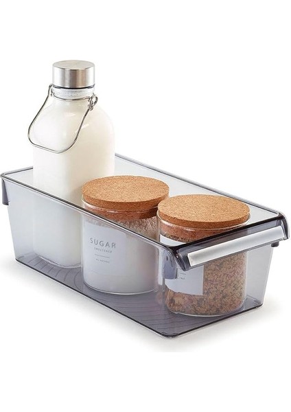 M-E27-10-25 Düzenleyici Raf, Dikdörtgen, 290X150X100 Mm, Şeffaf Siyah fırsatları