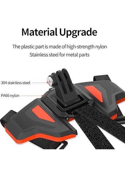 Motosiklet Kaskı Gopro Hero 11, 10, 9, 8, 7, 6, INSTA360 X3, One X2, One X, One X, Djı Osmo Aksiyon, Kaymaz Silikon, Kurulumu Kolay, Aksiyon Kamera Aksesuarları (2. Nesil) Için Çene Montajı indirimleri