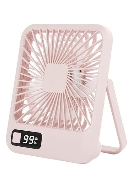 Şarjlı Taşınabilir Sessiz Masa Vantilatörü, 1 Adet, 180° Ayarlanabilir, 5 Hız, LED Göstergeli, Type-C Şarj Edilebilir, Portatif Mini Fan fiyatları