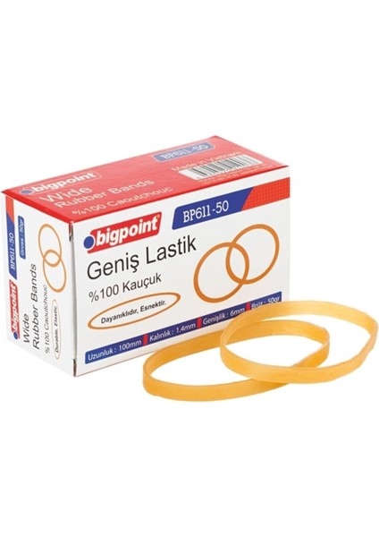 50 Gram Geniş Ambalaj Lastiği