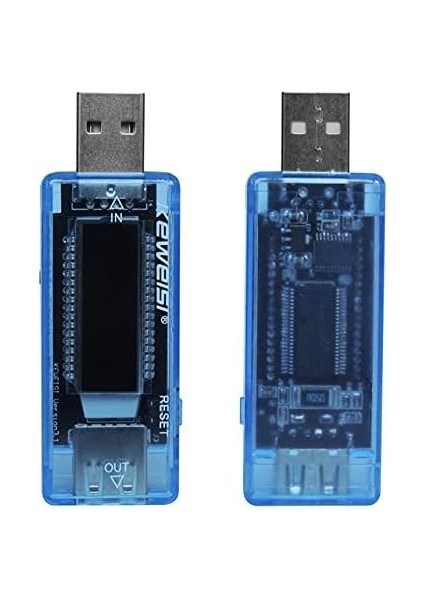 Keweisi USB Tester Akım Ölçer Voltmetre Ampermetre