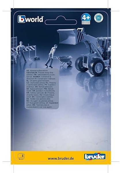 Bworld B World - Inşaat Işçisi ve Aksesuarları Ölçekli Model fırsatları