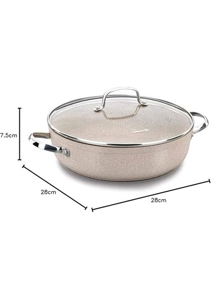 Granita 28X7.5 cm Kısa Tencere modelleri