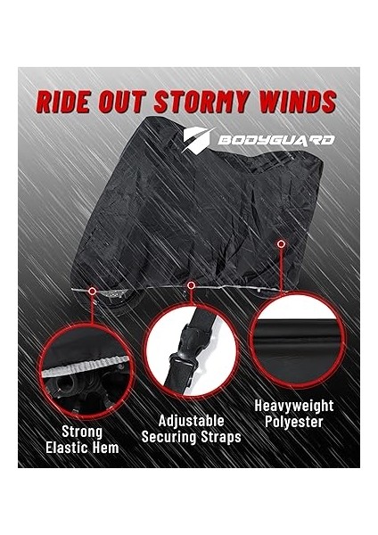 Miflonlu Motosiklet Brandası Su Geçirmez -Ic Yuzeyi Miflon Kapli - Beden- Siyah (X Large Topcase) fırsatları