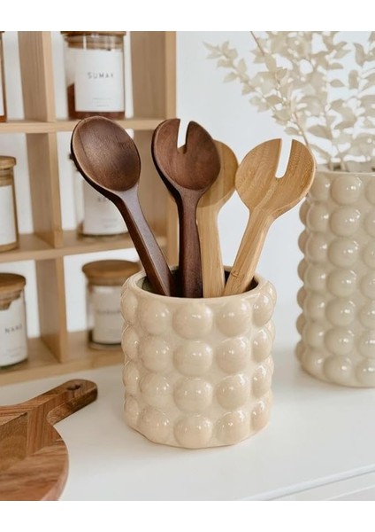 13CM Bubble Seramik Vazo