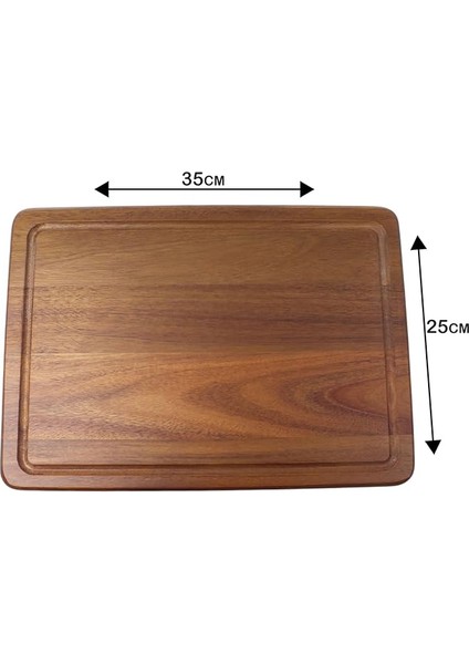 Akasya Kesme Tahtası Antibakteriel Yıkanabilir Doğrama Tahtası Dikdörtgen 35X25CM | Antibakteriyel ve Yıkanabilir Akasya Kesme Tahtası - Hijyenik ve Dayanıklı Doğrama Işleriniz Için Ideal fiyatları