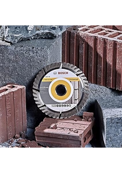 Professional Accessories Standard Seri Genel Yapı Malzemeleri Için Turbo Segmanlı Elmas Kesme Diski 115 Mm, Gri fırsatları
