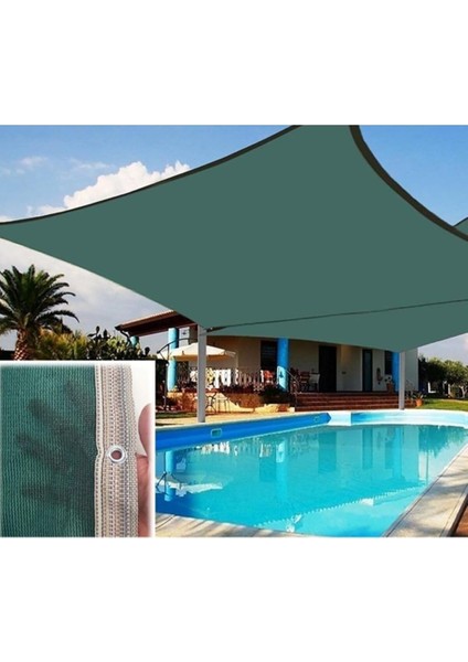 File 4x5 M Bahçe Gölgeliği Yeşil Gölgelik Örtü Kumaş Delikli Gölgelik Gölgeleme Filesi fırsatları