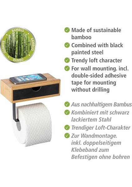 Tuvalet Kağıdı Tutucusu Tepsi ve Çekmeceli indirimleri