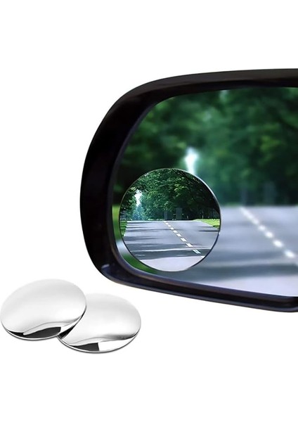 2'li Ayarlanabilir Kör Nokta Aynası – 360° Dönebilen Hd Geniş Açı Çerçevesiz Dikiz Ayna Aparatı, Otomobil, Suv, Kamyon ve Tüm Araçlar ile Uyumlu, Kolay Montajlı Ayna Eklentisi
