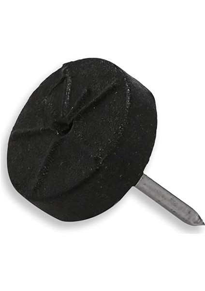 Toprak Çivili Masa Sandalye Zemin Koruyucu Plastik Siyah Ayak 25 Adet 16MM fiyatları