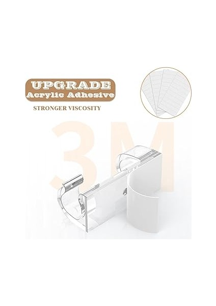 Kablo Klipsi Paketi, 20 Adet Yapışkanlı Kablo Tutucu Klips, Yapıştırıcı Akrilik Ile, Çalışma Masası, Güç Kablosu, USB Şarj Kablosu, Şarj Kablosu Vb. Için Güvenli Altlık, Şeffaf fiyatları