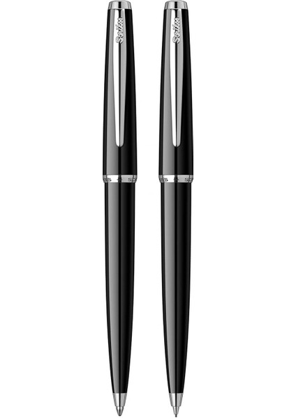 Vintage 33 Tükenmez Kalemversatil Kalem Takım Siyah