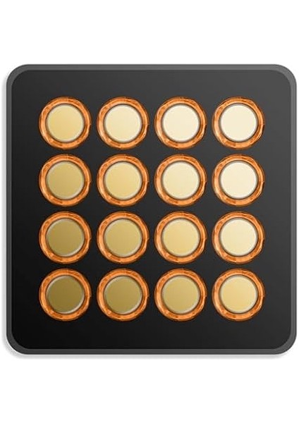 Techtools Mıdı Fighter Spectra (Black Gold Limited Edition) | 16 Arcade Knobs Parmakla Davul Çalma Performansı Için En Iyi Mıdı Controller/kontrolör fiyatları