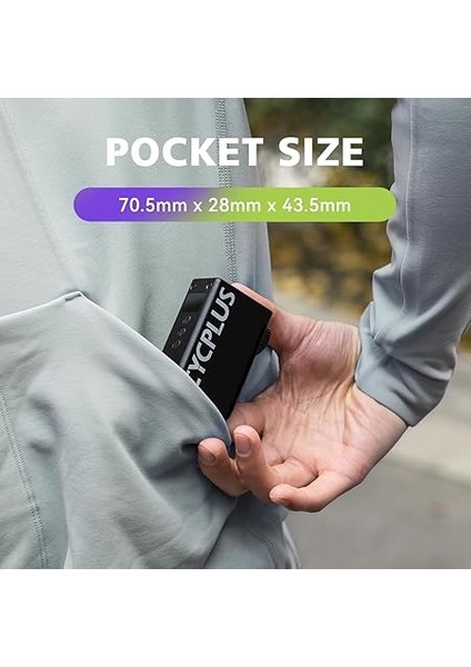 Tiny Pump Mini Bisiklet Hava Pompası, Maksimum 120 Psı Elektrikli Bisiklet Hava Pompası, Otomatik Kapanma, Presta ve Schrader Valfli, E-Bisiklet, Dağ Bisikleti, Şehir Bisikleti ve Yarış fırsatları