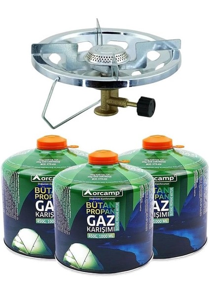 Kamp Ocak K-500+3 Adet Tüp KTS-450 ORC-023-A3