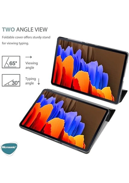 Samsung Galaxy Tab S10 Plus X820 Kılıf Slim Translucent Back Smart Cover Siyah [galaxy Tab S10 Plus X820 ile Uyumlu Kılıf - Siyah] modelleri