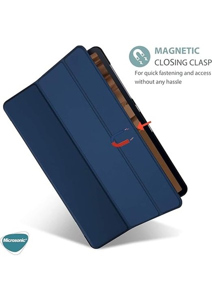 Samsung Galaxy Tab S10 Plus X820 Kılıf Slim Translucent Back Smart Cover Siyah [galaxy Tab S10 Plus X820 ile Uyumlu Kılıf - Siyah] fırsatları