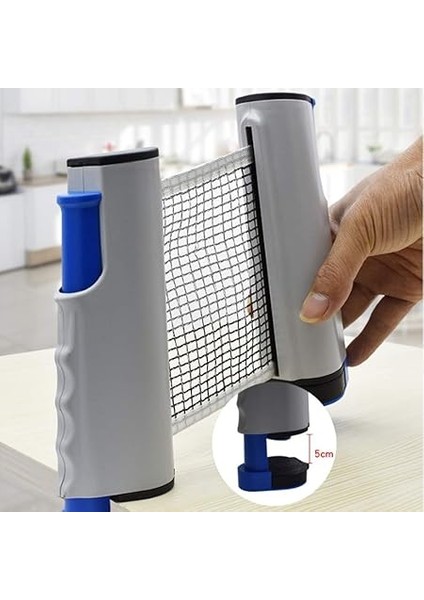 Masa Tenisi Ağı Uzatılabilir Masa Tenisi Ağı Ağ Pingpong Mobil Ağ Masa Tenisi Ağı Yay Klipsli Her Masa Için - Gri fiyatları