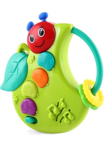 Eğlenceli Elma Tırtılı - Işıklı Müzikli Diş Kaşıyıcı ve Çıngırak modelleri