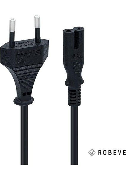 Ps3 / Ps4 / Ps5 / Xbox Series S-X Uyumlu Güç Kablosu 1.5 Metre 2pin Güç Kablosu Projeksiyon - Monitör - Tv Universal 2pin Güç Kablosu indirimleri