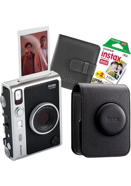 Mini Evo Siyah Fotoğraf Makinası ve Hediye Seti