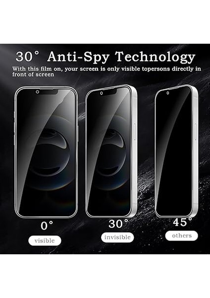 Aksesuar iPhone Serisi Hayalet Ekran Koruyucu Davin Privacy Seramik Ekran Filmi (Iphone 13) modelleri
