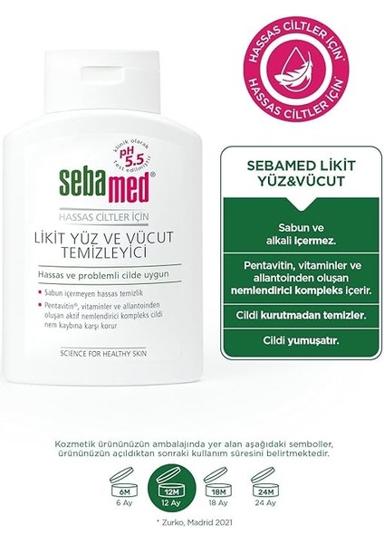 Hassas Ciltler Için Pentavitin Nemlendirici Etkili Yüz ve Vücut Temizleme Jeli 200 ml fiyatları