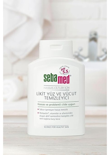 Hassas Ciltler Için Pentavitin Nemlendirici Etkili Yüz ve Vücut Temizleme Jeli 200 ml modelleri