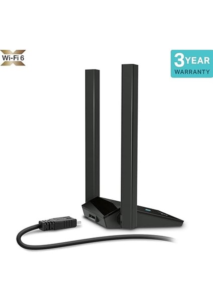 Archer TX20U Plus, AX1800 Mbps Çift Antenli Yüksek Kazanımlı Kablosuz USB Adaptör, 1 Metre USB 3.0 Kablosu, Beamforming, Mu-Mımo, Düşük Gecikmeli Oyun Deneyimi, Wpa3, Kolay Kurulum fiyatları