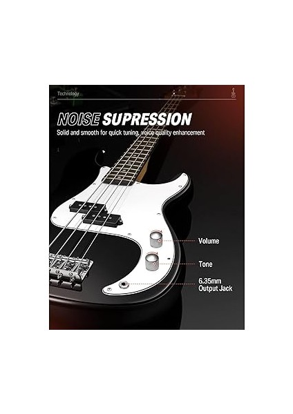 DPB-510 Pb-Style Bas Gitar Seti (Siyah) indirimleri