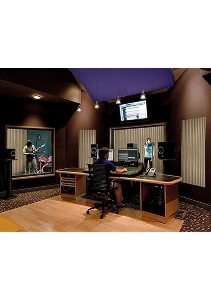 Akustik ve Dekoratif Lambiri Desenli Keçe Panel 45X90 cm / 2 Adet / 0,81 M² Bej indirimleri