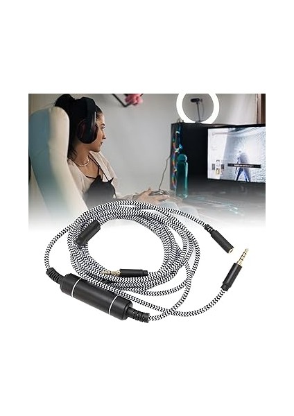 Link Pro Ses Kablosu, Kayıpsız Gürültüsüz Dokuma Kordon Uğultu Parti Sohbet Adaptör Kablosu 8.5ft HD60 S For 4K60 Pro fiyatları